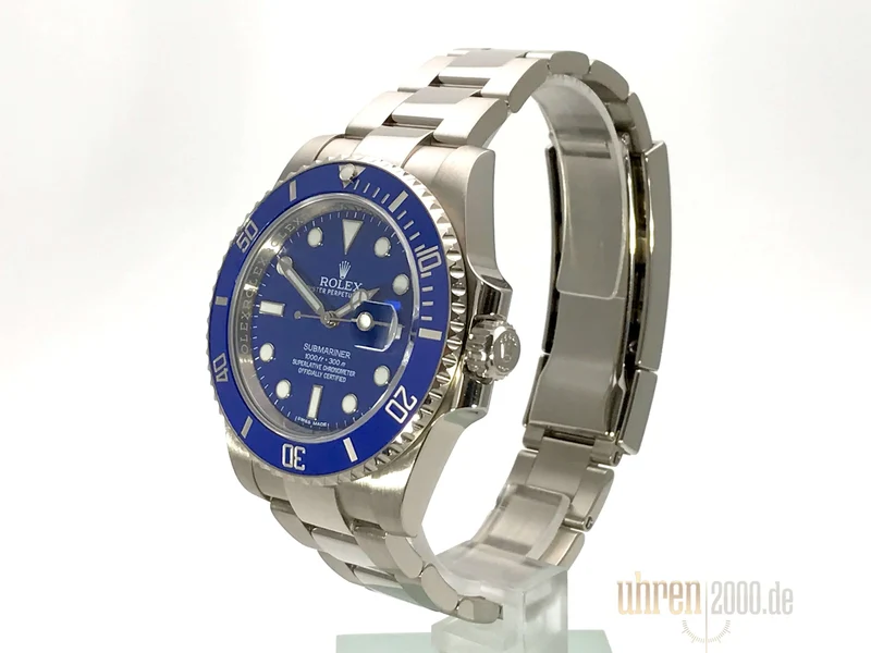 Rolex Submariner Date Weißgold gebraucht aus 2016 LC100