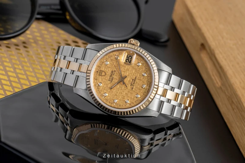 Tudor Prince Date steel / gold automatic men's watch 74033 [2503778]