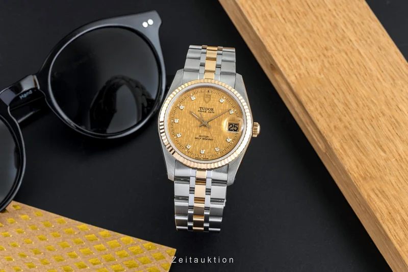 Tudor Prince Date steel / gold automatic men's watch 74033 [2503778]