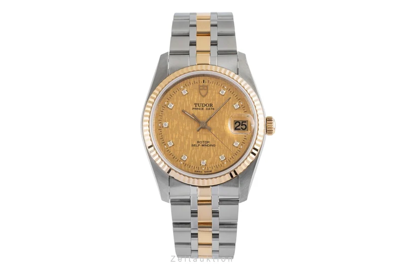 Tudor Prince Date steel / gold automatic men's watch 74033 [2503778]