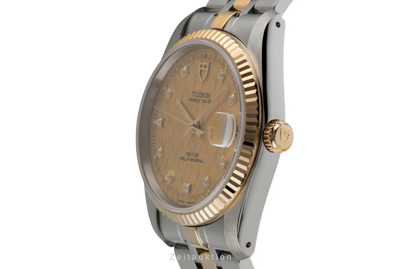 Tudor Prince Date steel / gold automatic men's watch 74033 [2503778]