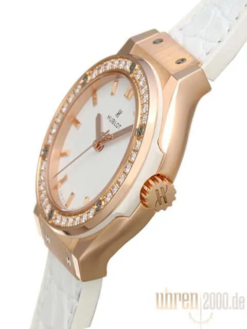 Hublot Classic Fusion Quarz 33 King Gold Diamonds 581.OE.2080.LR.1204