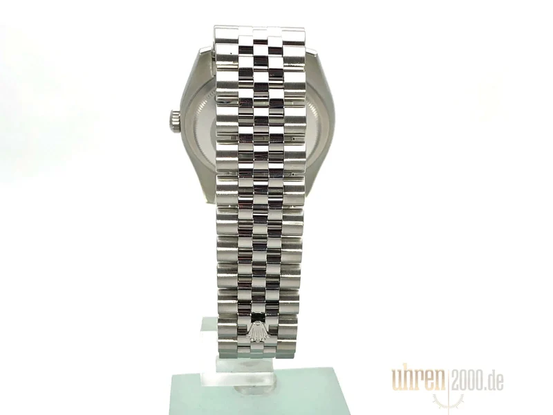 Rolex Datejust 36 Edelstahl Weißgold Diamant Lünette 116244 Pink Floral aus 2012
