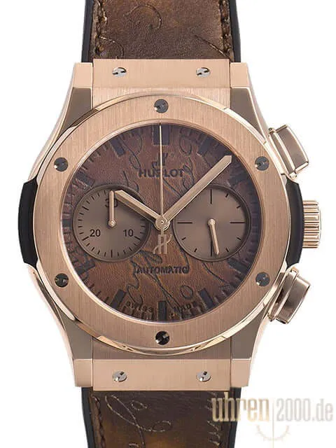 Hublot Classic Fusion Chronograph Berluti Scritto King Gold 521.OX.0500.VR.BER17