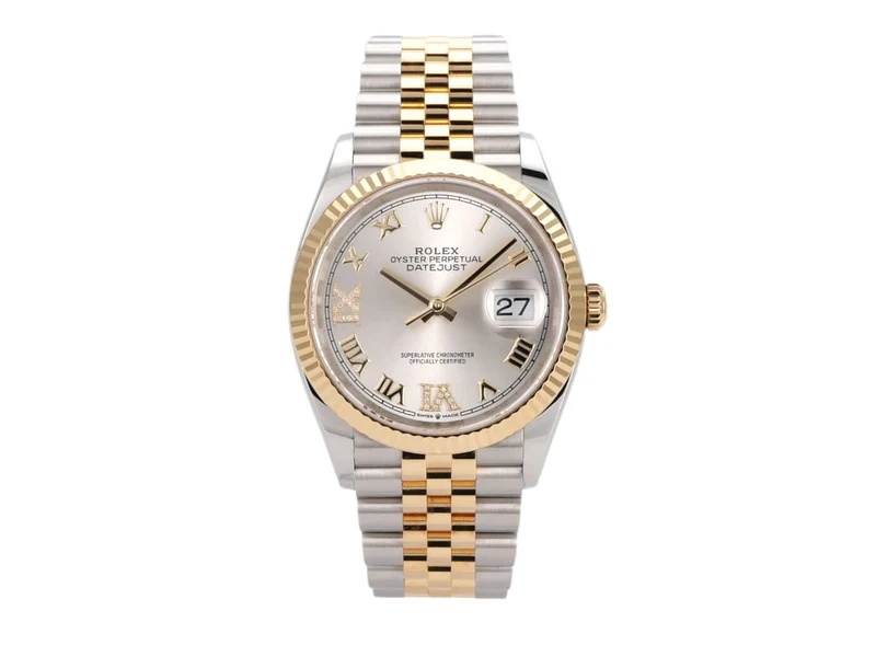 Rolex Datejust 36 126233 Silber R Diamant Jubile-Band