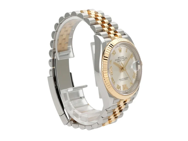 Rolex Datejust 36 126233 Silber R Diamant Jubile-Band