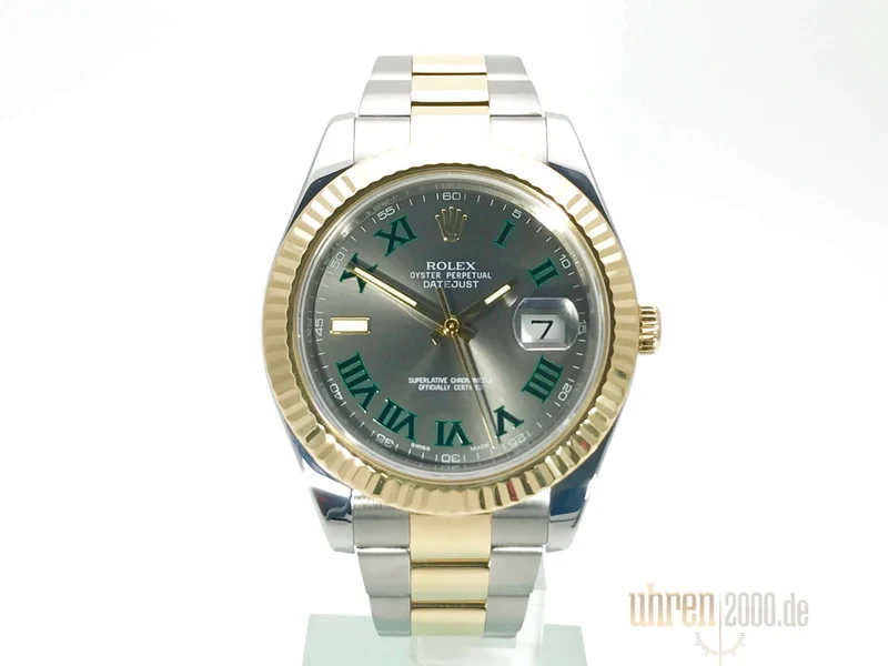 Rolex Datejust II 41 116333 Slate Römisch aus 2014