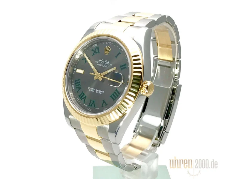 Rolex Datejust II 41 116333 Slate Römisch aus 2014