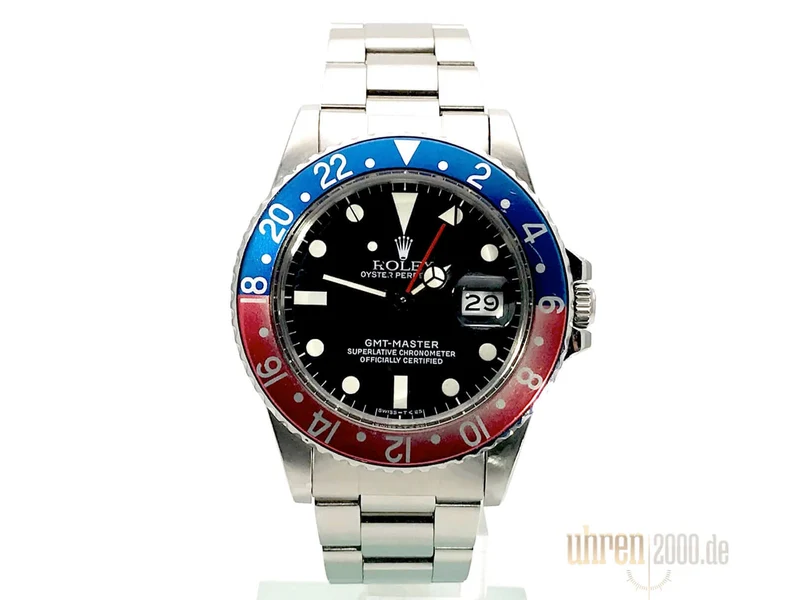 Rolex GMT Master Pepsi Ref. 16750 Matt Dial aus 1983 LC100