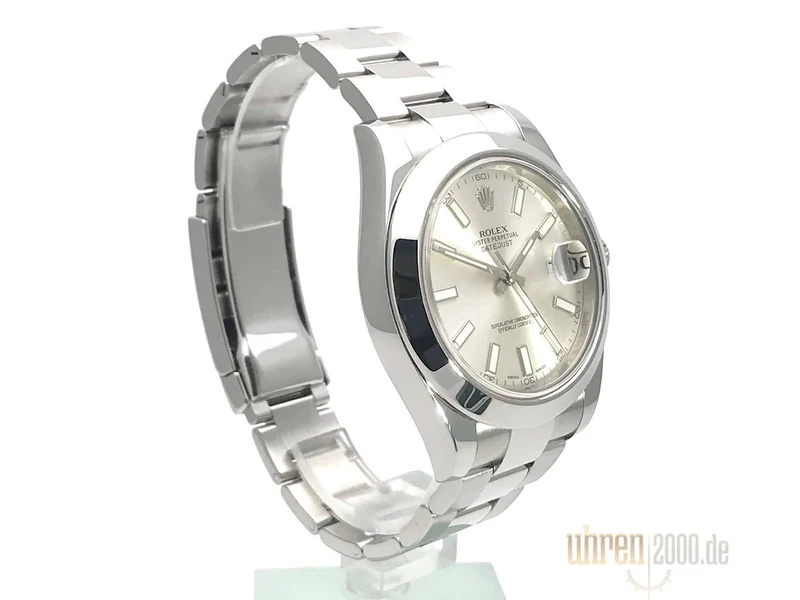 Rolex Datejust II 41 Edelstahl 116300 Silber aus 2014