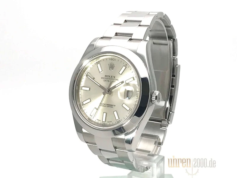 Rolex Datejust II 41 Edelstahl 116300 Silber aus 2014