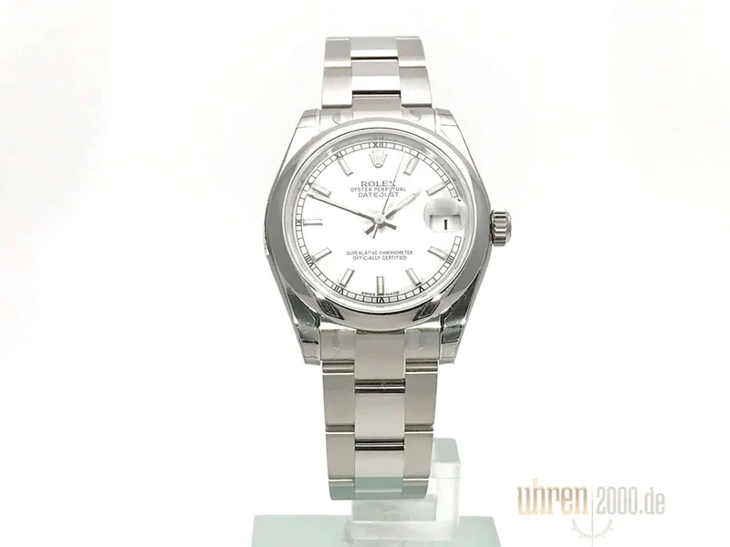 Rolex Oyster Datejust 31 178240 Weiß Index