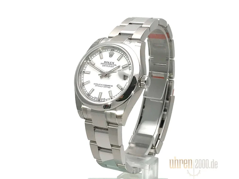 Rolex Oyster Datejust 31 178240 Weiß Index