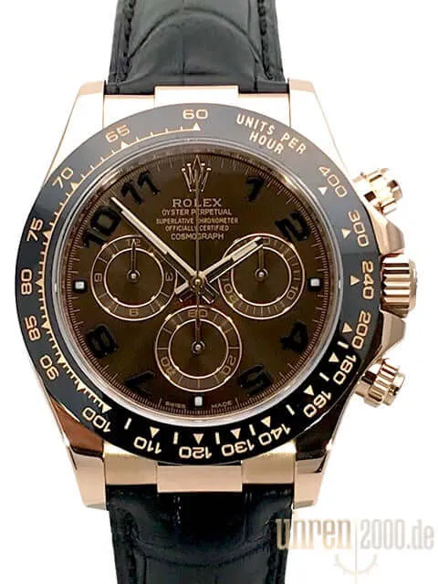 Rolex Daytona Everose-Gold - Leder 116515LN aus 2015