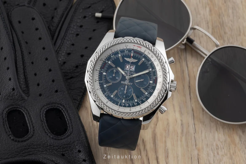 Breitling Bentley 6.75 chronograph steel automatic men's watch A44362 [2504207]