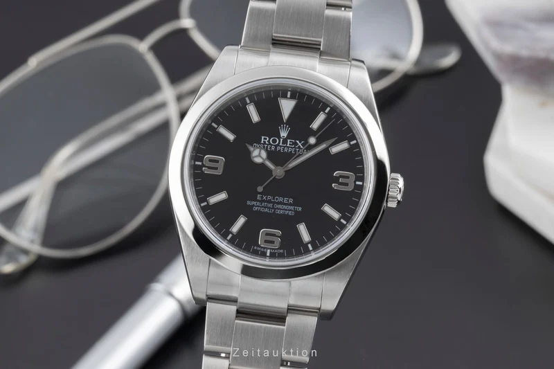 Rolex Explorer steel automatic men's watch 214270 [2504361]