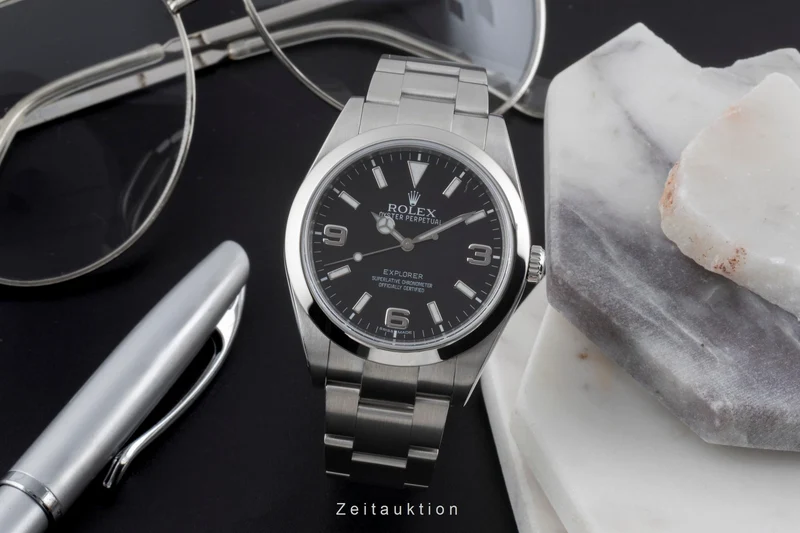 Rolex Explorer steel automatic men's watch 214270 [2504361]