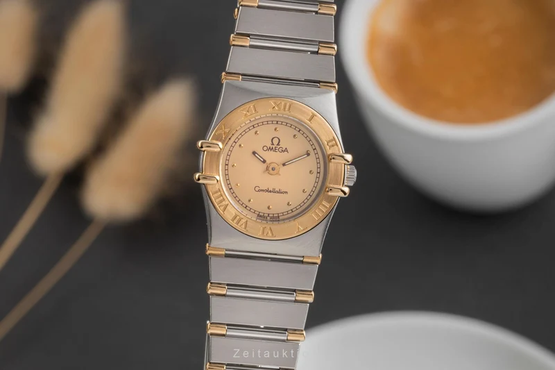 Omega Constellation steel / gold quartz women's watch 795.1080 [2502516]