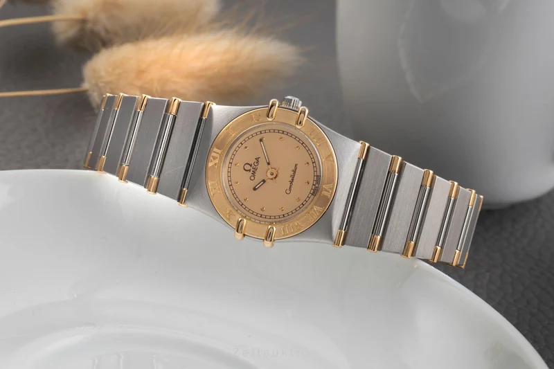 Omega Constellation steel / gold quartz women's watch 795.1080 [2502516]