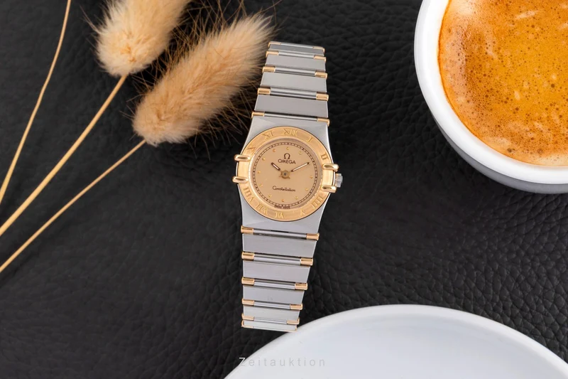 Omega Constellation steel / gold quartz women's watch 795.1080 [2502516]