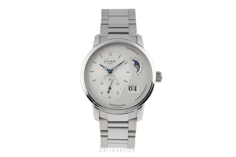 Glashütte PanoMaticLunar steel automatic men's watch 90.02.42.32.24 [2504315]