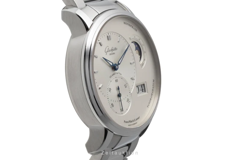 Glashütte PanoMaticLunar steel automatic men's watch 90.02.42.32.24 [2504315]