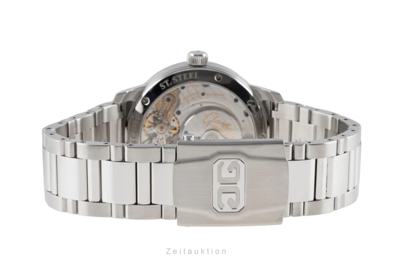 Glashütte PanoMaticLunar steel automatic men's watch 90.02.42.32.24 [2504315]