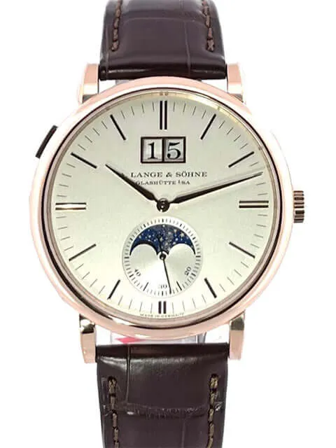 A. Lange & Söhne Saxonia Mondphase Rotgold 384.032