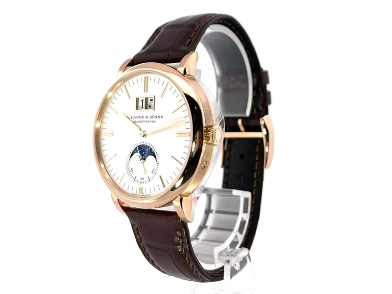 A. Lange & Söhne Saxonia Mondphase Rotgold 384.032