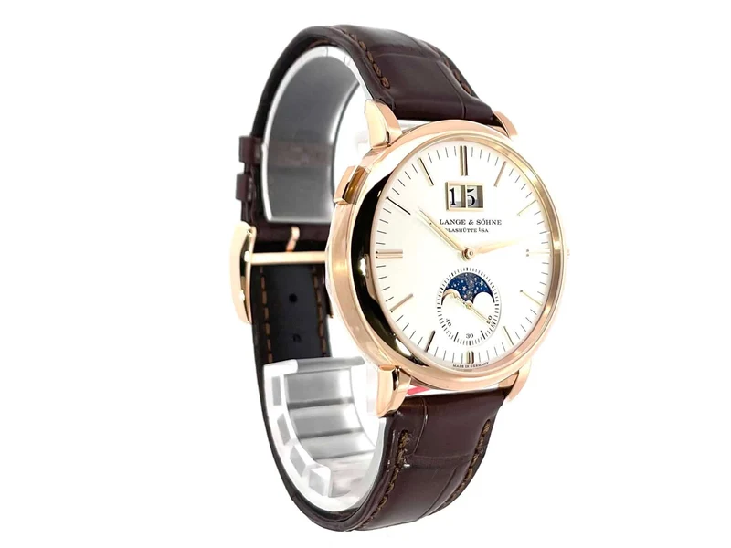 A. Lange & Söhne Saxonia Mondphase Rotgold 384.032