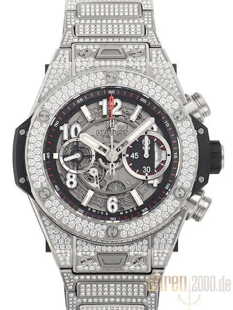 Hublot Big Bang Unico Titanium Pave Bracelet 411.NX.1170.NX.3704