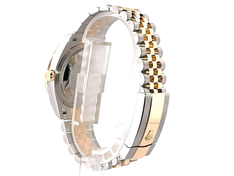 Rolex Datejust 36 126283RBR Diamantlünette Jubile-Band Silber Römisch Diamant