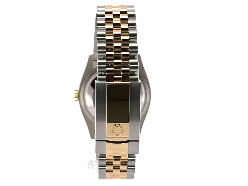 Rolex Datejust 36 126283RBR Diamantlünette Jubile-Band Silber Römisch Diamant