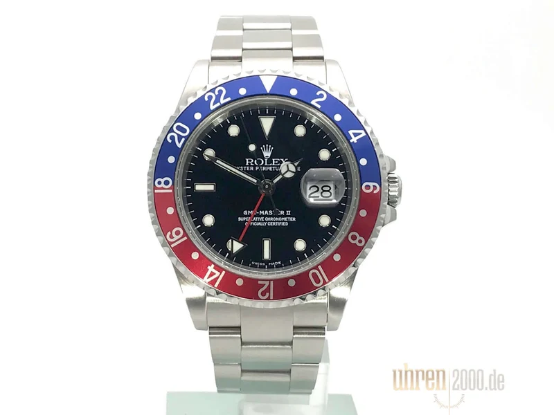 Rolex GMT Master II Ref. 16710 Pepsi aus 2002 K-Serie LC100