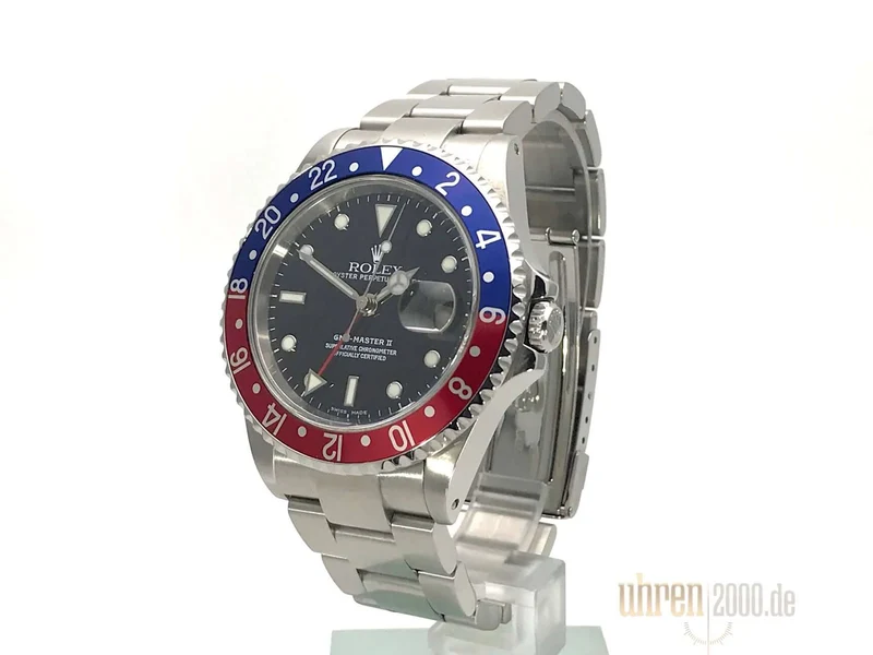Rolex GMT Master II Ref. 16710 Pepsi aus 2002 K-Serie LC100