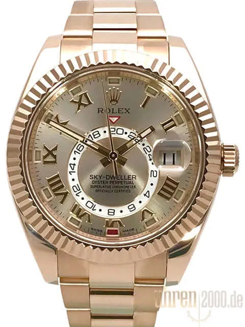 Rolex Sky-Dweller 326935 Everose-Gold LC100 aus 2017