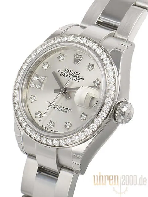 Rolex Datejust 28 279384RBR Silber R Diamant