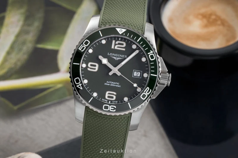 Longines Hydro Conquest steel automatic men's watch L3.781.4.06.9 [2504373]