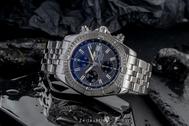 Breitling Evolution chronograph steel automatic men's watch A13356 A156F17PA [2503931]
