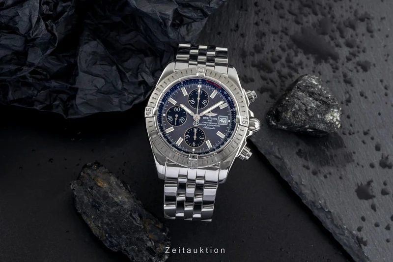 Breitling Evolution chronograph steel automatic men's watch A13356 A156F17PA [2503931]