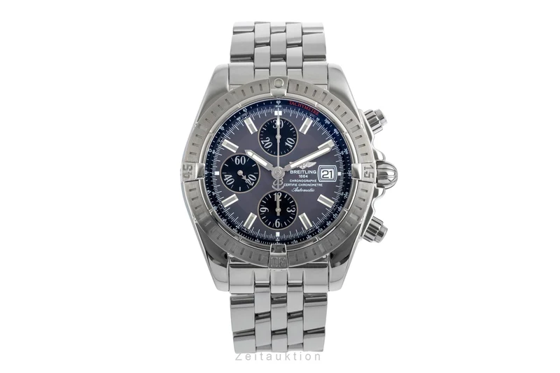 Breitling Evolution chronograph steel automatic men's watch A13356 A156F17PA [2503931]