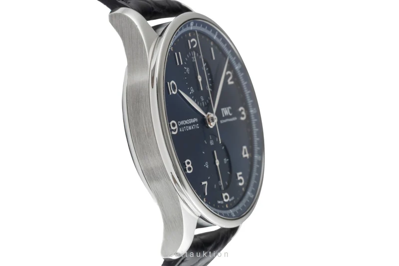 IWC Portugieser chronograph steel automatic men's watch IW371606 LP: 9100EUR [2503932]