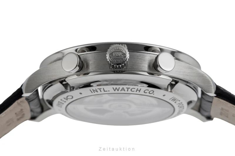 IWC Portugieser chronograph steel automatic men's watch IW371606 LP: 9100EUR [2503932]
