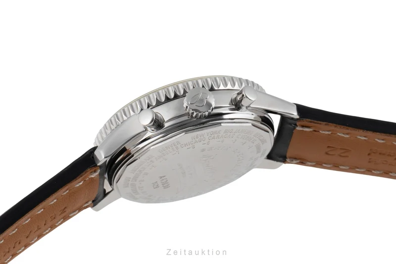 Breitling Montbrillant chronograph steel automatic men's watch A43030 [2503659]