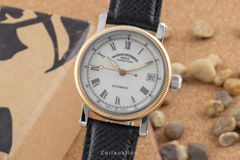 Mühle Medium steel / gold automatic men's watch M1-31-70 [2503878]