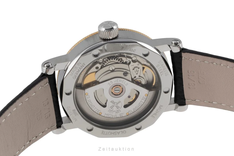 Mühle Medium steel / gold automatic men's watch M1-31-70 [2503878]