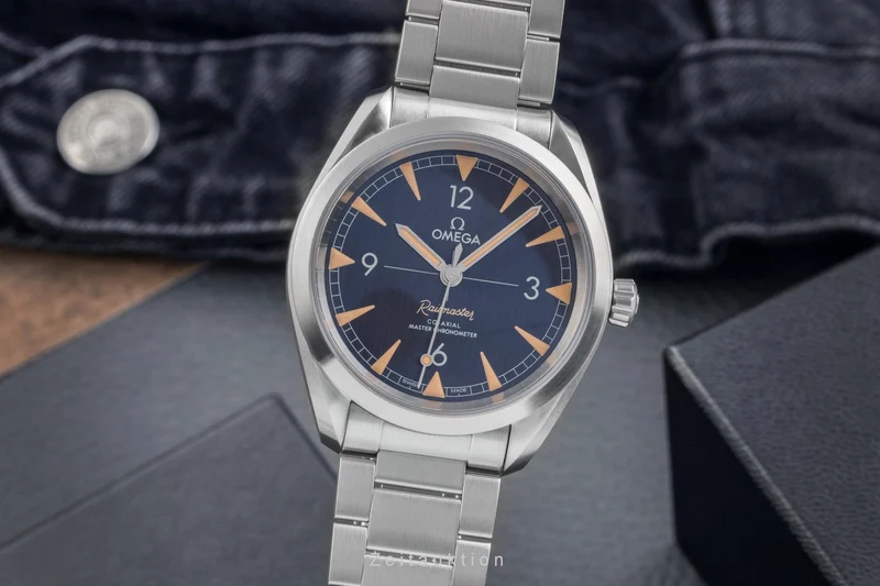 Omega Railmaster silver automatic men's watch 220.10.40.20.01.001 LP: 5400EUR [2504320]