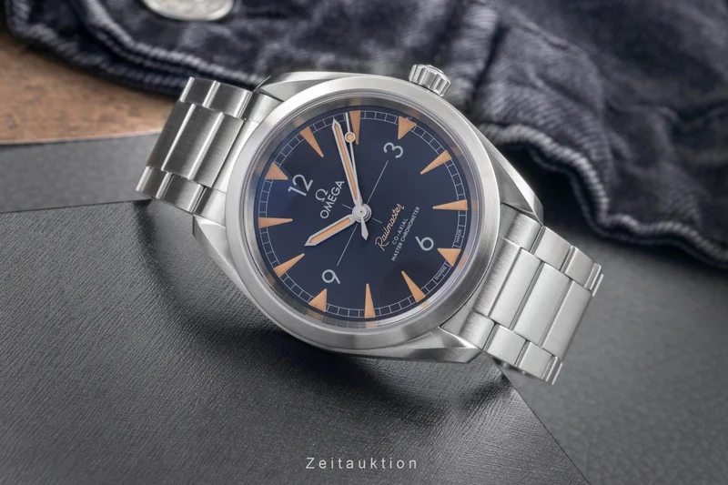 Omega Railmaster silver automatic men's watch 220.10.40.20.01.001 LP: 5400EUR [2504320]