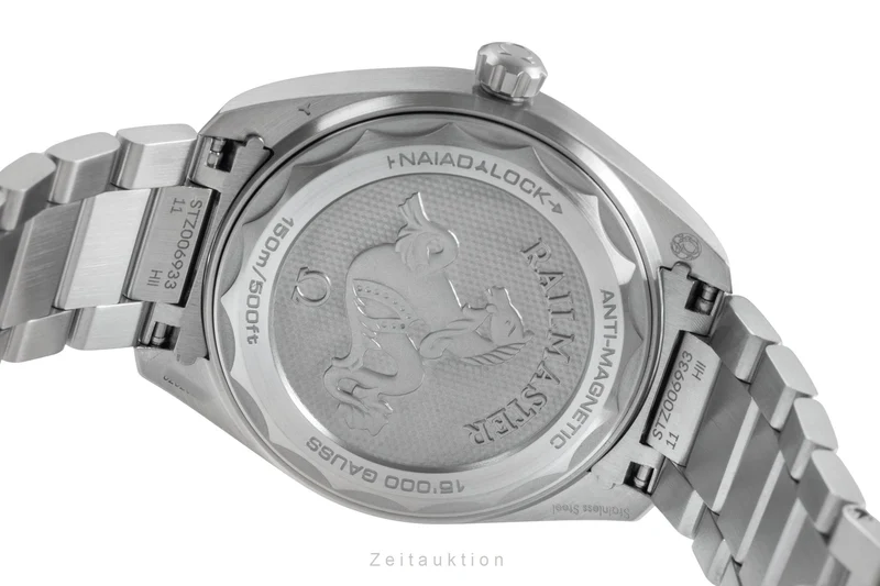 Omega Railmaster silver automatic men's watch 220.10.40.20.01.001 LP: 5400EUR [2504320]