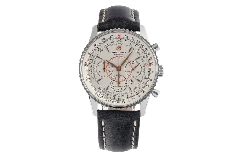 Breitling Montbrillant chronograph steel automatic men's watch A41370 [2504455]